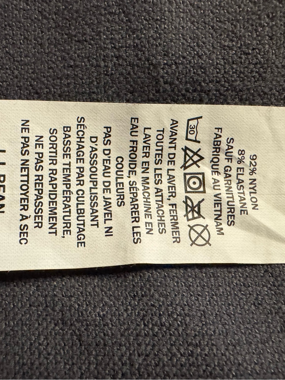 Mens LL Bean All-Terrain Soft Shell Jacket Coat XL Tall Water Repellant - Picture 12 of 13